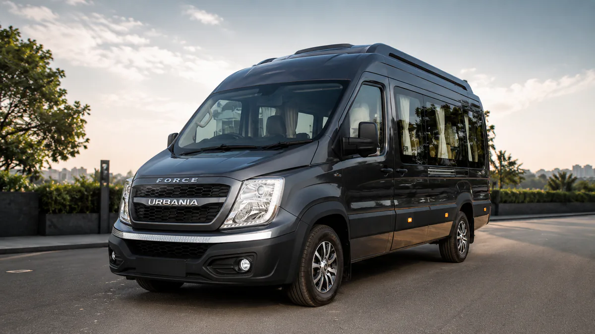 Force Urbania 10+1 transport option by Yatra Tours